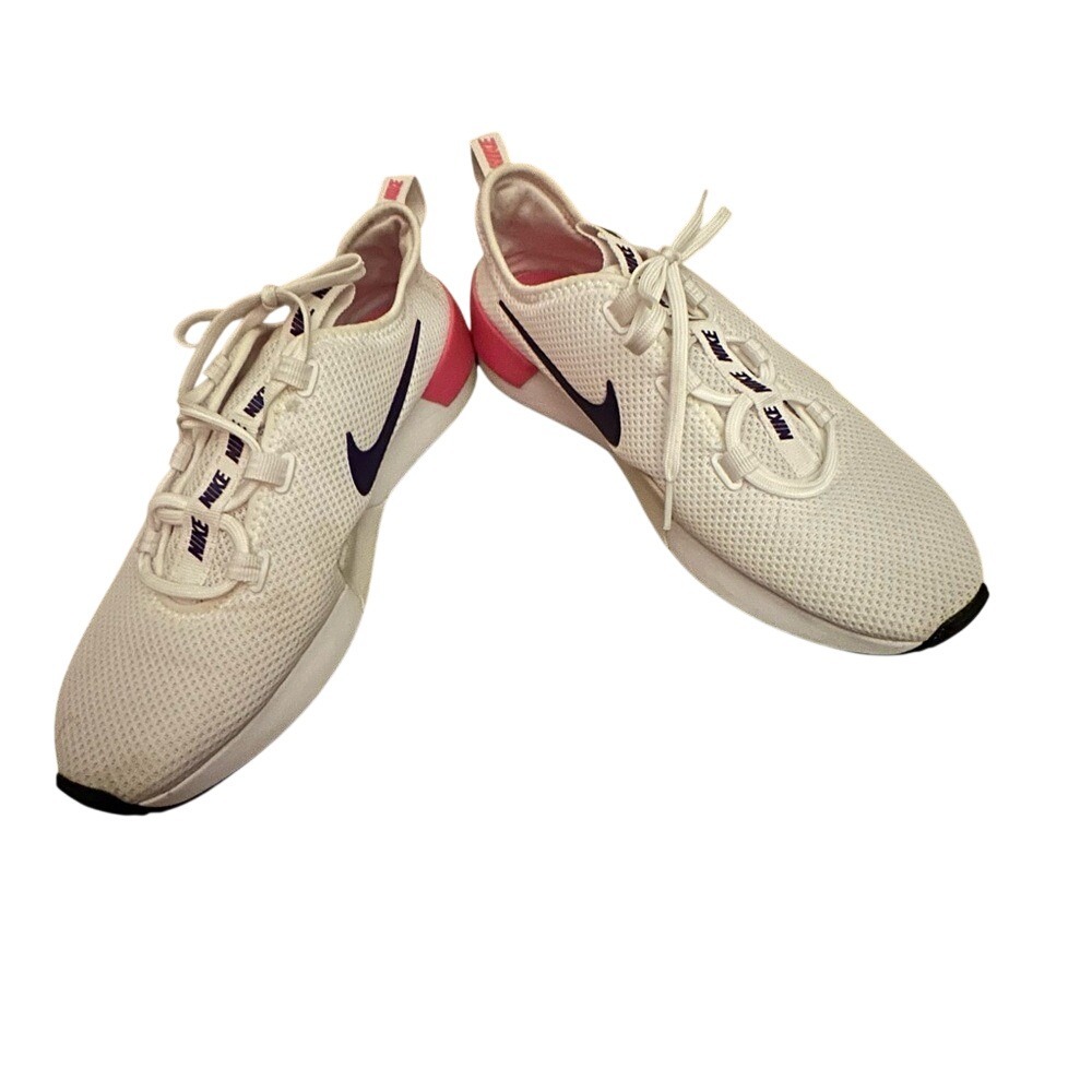 Nike Duel Racers Women's White and Pink Sneakers Size 9.5 - Picture 2 of 7
